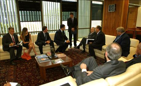 Jordan Sekulow with Michel Temer the VP of Brazil Discussing Youcef Nadarkhani