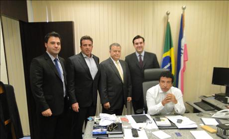 Jordan Sekulow with Senator Malta in Brazil