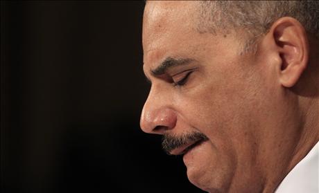 U.S. Attorney General Eric Holder testifies during a hearing on "Oversight of the Justice Department" held by the Senate Judiciary Committee on Capitol Hill