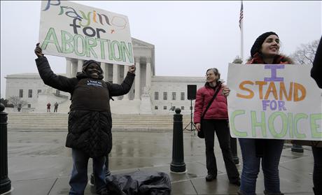 pro-abortion protesters urge prayer