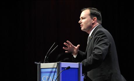 Lee addresses the Conservative Political Action conference (CPAC) in Washington