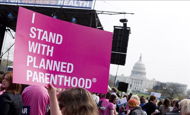 Members of Planned Parenthood, NARAL Pro-Choice America hold "Stand Up for Women's Health" rally in Washington
