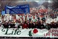 ANTI ABORTION MARCH BEGINS ON CONSTITUTION AVENUE