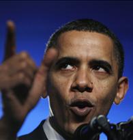 U.S. President Barack Obama speaks at a fundraising reception for U.S. Senator Claire McCaskill in St. Louis