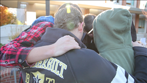 Students Praying at Vanderbilt